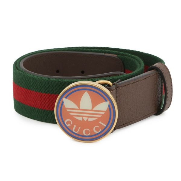 グッチ べルト アディダスコラボ シェリーライン キャンバス サイズ90