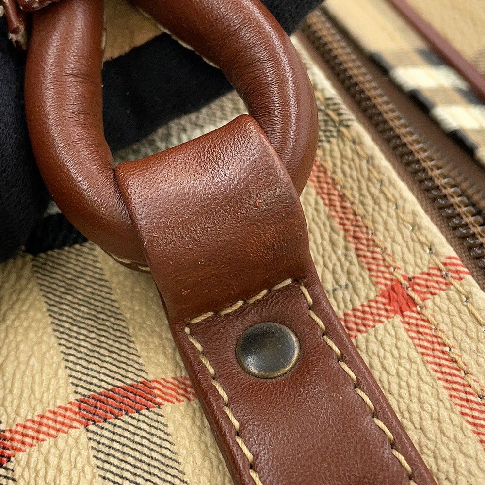 バーバリー ショルダーバッグ ノバチェック ビジネスバッグ PVC BURBERRY 2way