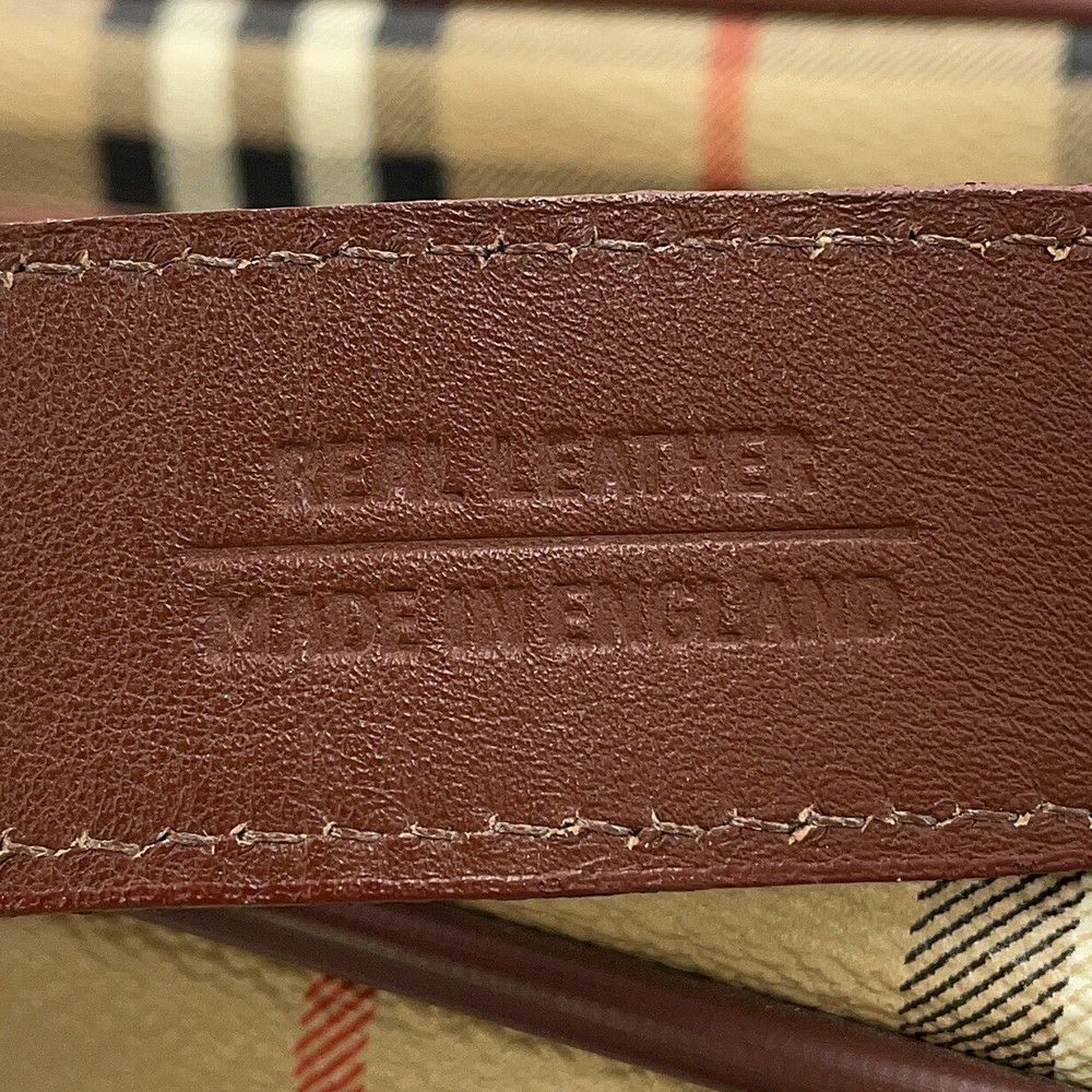 バーバリー ショルダーバッグ ノバチェック ビジネスバッグ PVC BURBERRY 2way