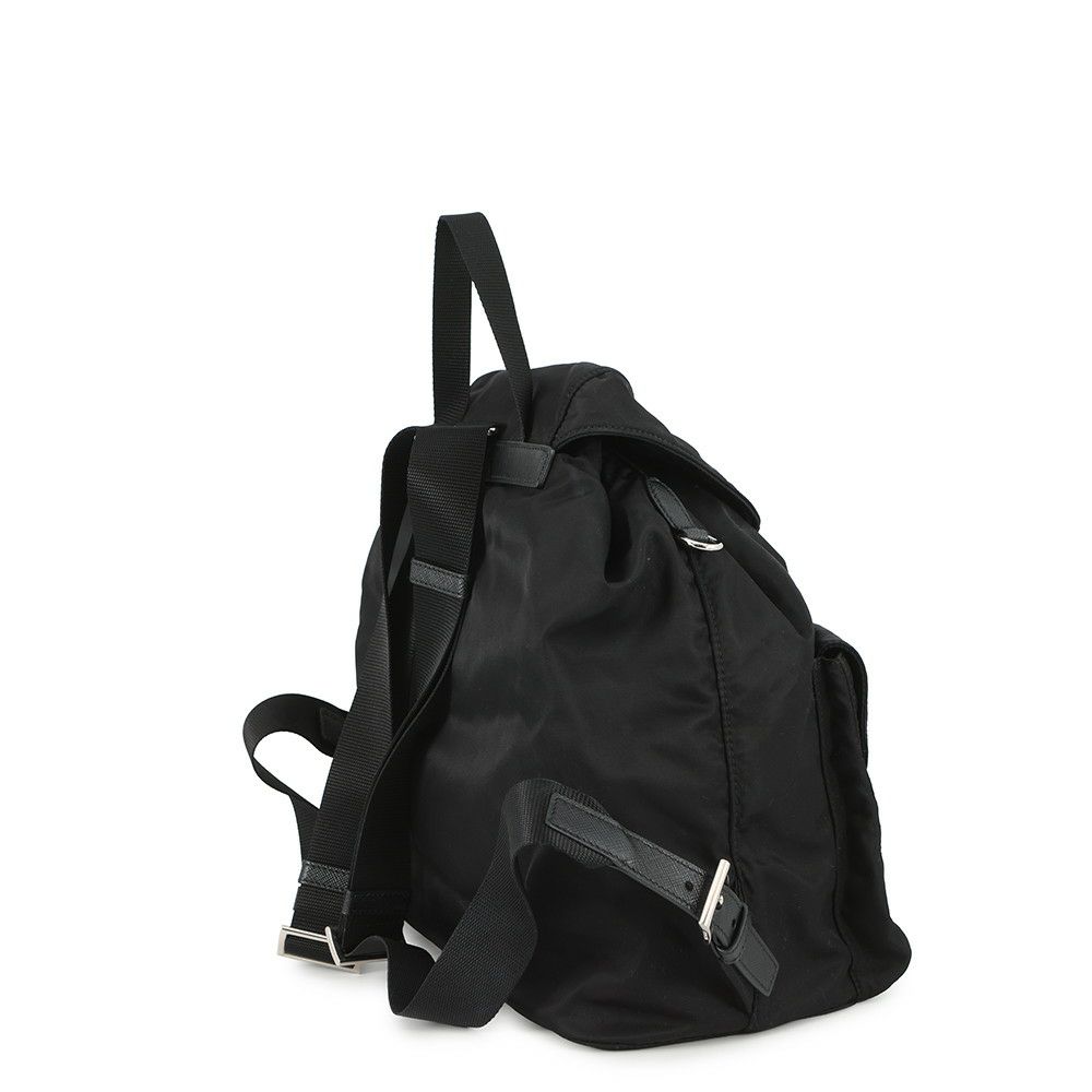 プラダ リュック ポーチ付き Re-Nylon バックパック ナイロン 1BZ811 PRADA バッグ リュックサック 黒