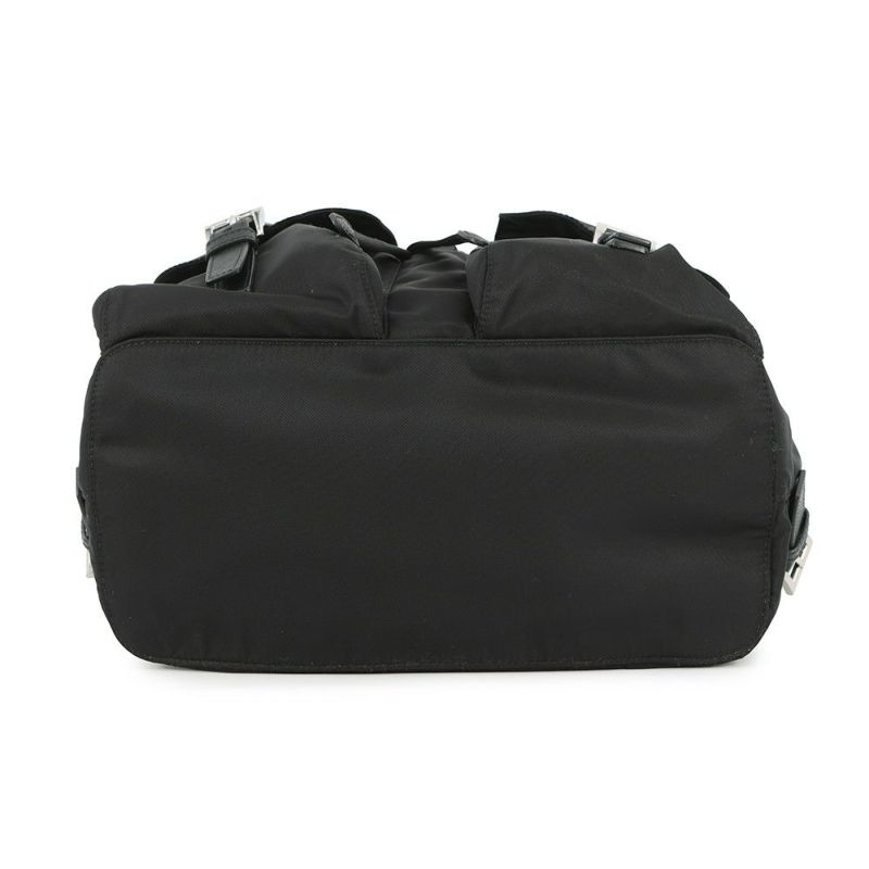 プラダ リュック ポーチ付き Re-Nylon バックパック ナイロン 1BZ811 PRADA バッグ リュックサック 黒