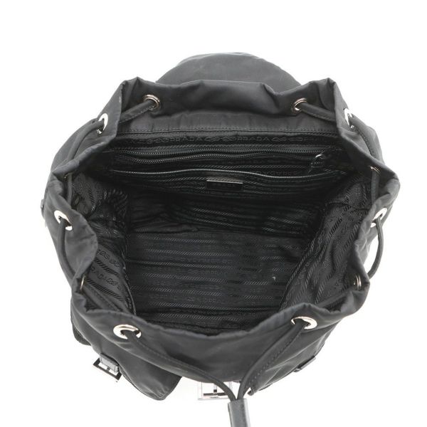 プラダ リュック ポーチ付き Re-Nylon バックパック ナイロン 1BZ811 PRADA バッグ リュックサック 黒