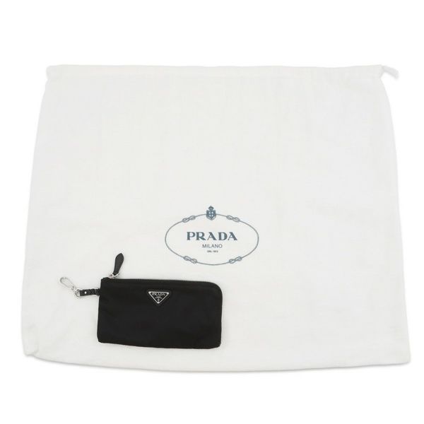 プラダ リュック ポーチ付き Re-Nylon バックパック ナイロン 1BZ811 PRADA バッグ リュックサック 黒
