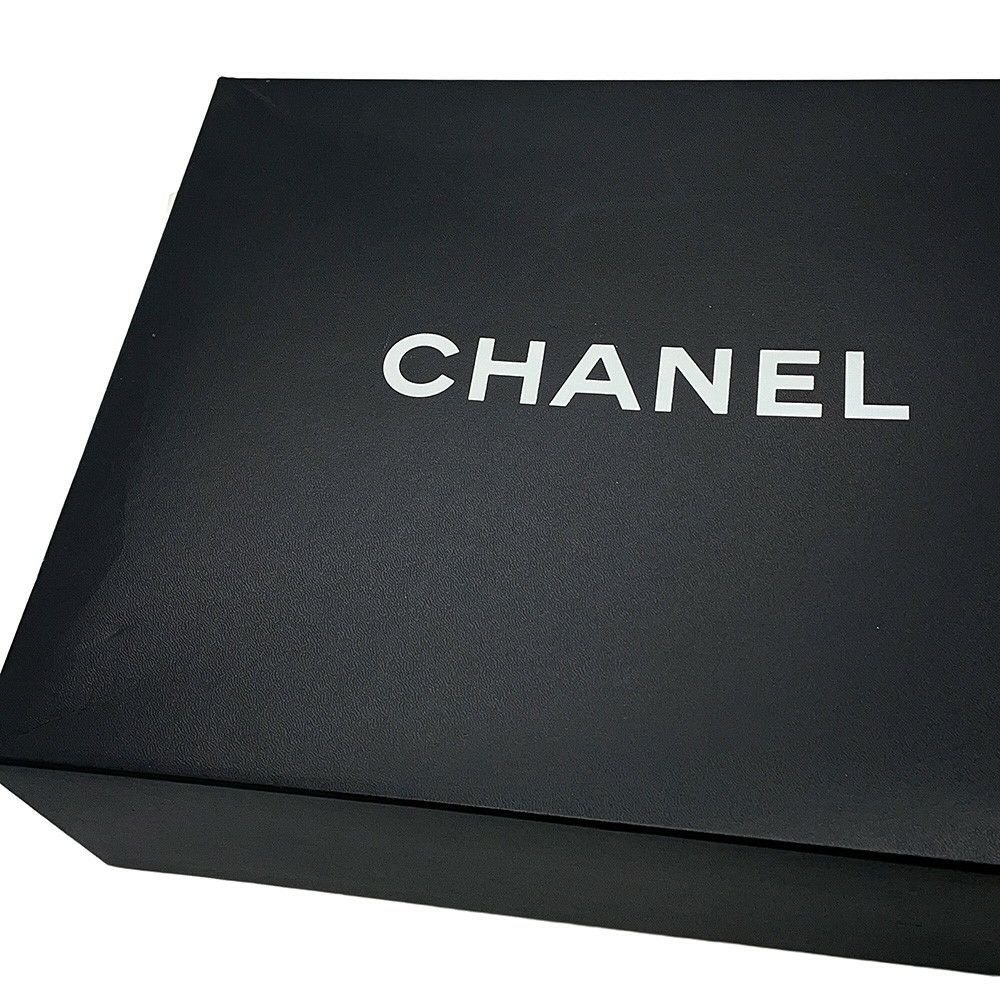 シャネル チェーンショルダーバッグ ココマーク マトラッセ フリンジ ラムスキン CHANEL 黒