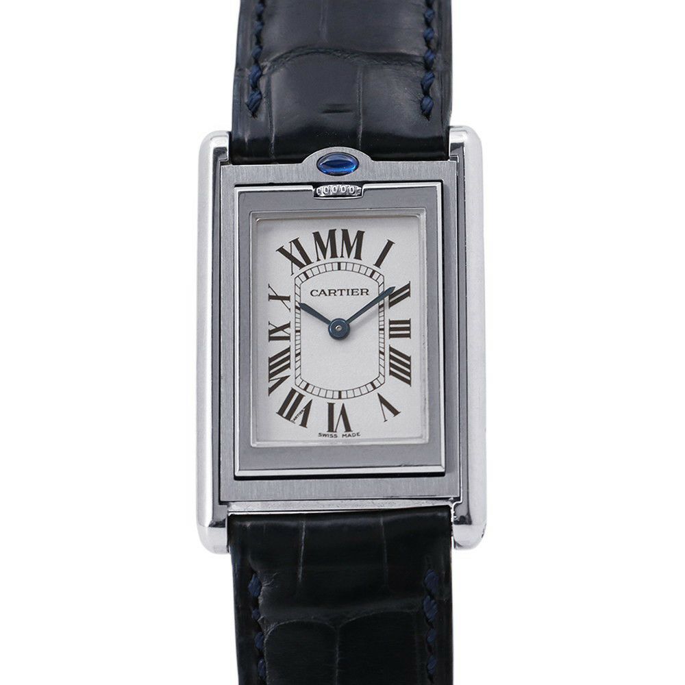 カルティエ タンクバスキュラント MM ミレニアム 限定365本 W1014558 Cartier 腕時計 シルバー文字盤