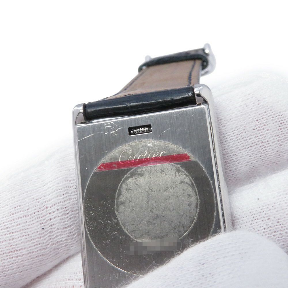 カルティエ タンクバスキュラント MM ミレニアム 限定365本 W1014558 Cartier 腕時計 シルバー文字盤