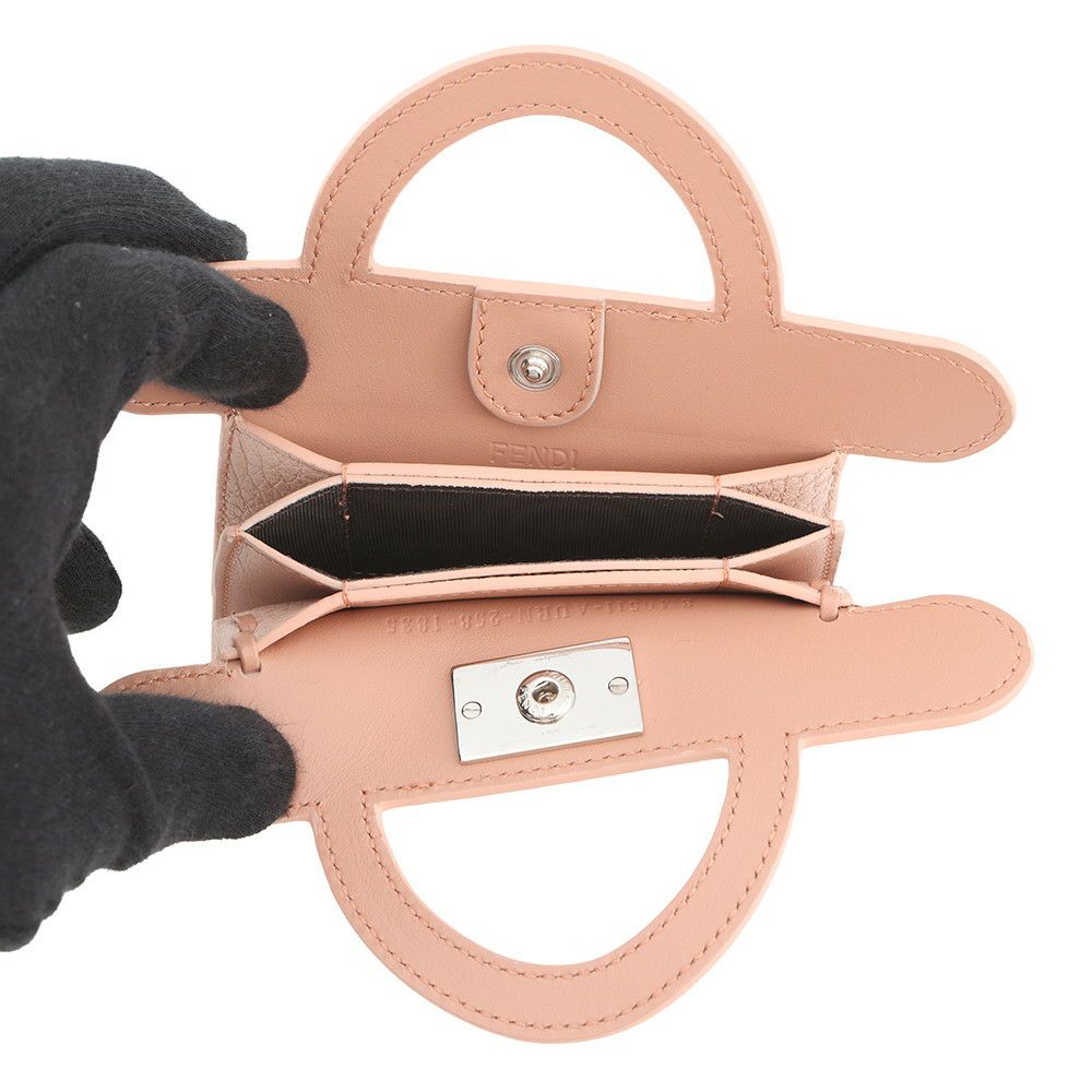 フェンディ カードケース ピーカブー セレリア カーフレザー 8M0511 FENDI パスケース 日本限定