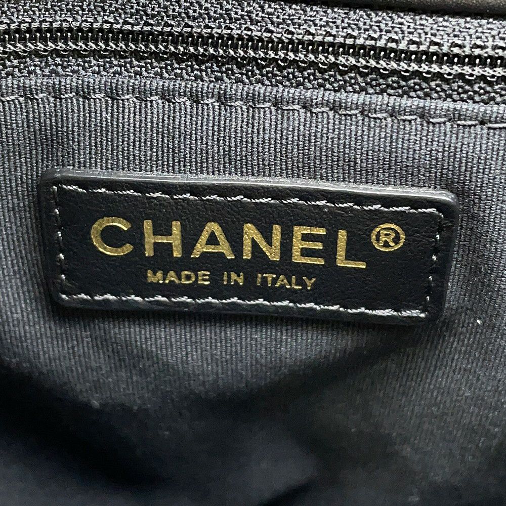 シャネル チェーンショルダーバッグ バケット ココマーク マトラッセ ラムスキン AS3946 CHANEL ポーチ付き 黒