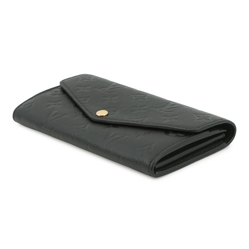 ルイヴィトン 長財布 モノグラム・アンプラント ポルトフォイユ・サラ M82257 LOUIS VUITTON 黒 ブラック