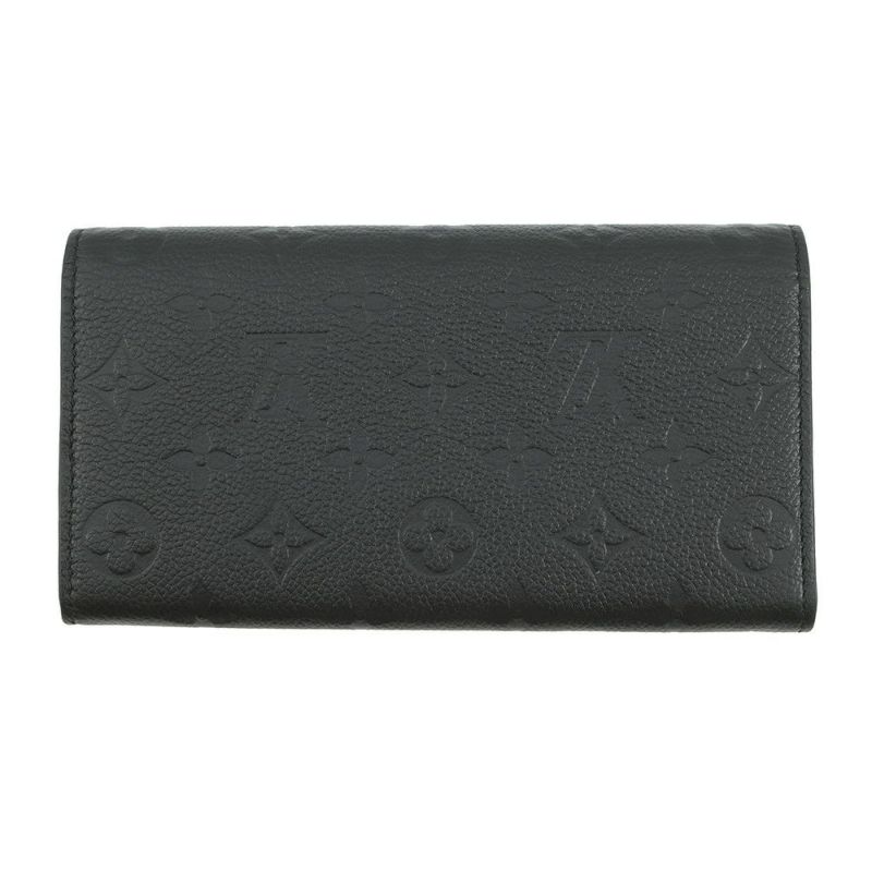 ルイヴィトン 長財布 モノグラム・アンプラント ポルトフォイユ・サラ M82257 LOUIS VUITTON 黒 ブラック