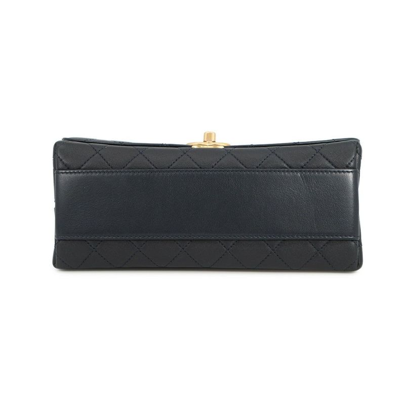 シャネル チェーンショルダーバッグ マトラッセ トップハンドル ラムスキン AS1749 CHANEL 2wayショルダーバッグ