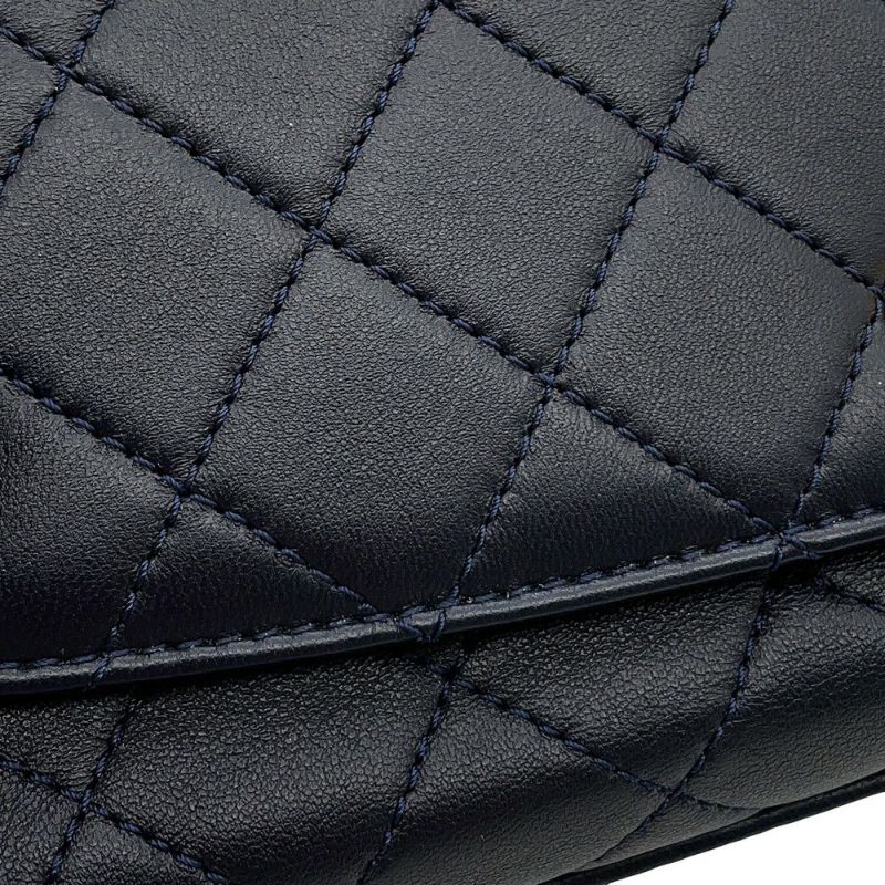 シャネル チェーンショルダーバッグ マトラッセ トップハンドル ラムスキン AS1749 CHANEL 2wayショルダーバッグ