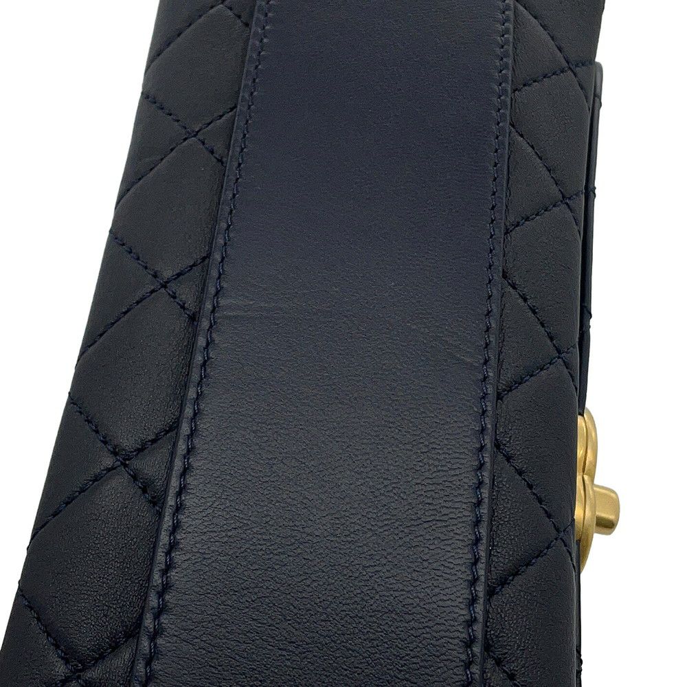 シャネル チェーンショルダーバッグ マトラッセ トップハンドル ラムスキン AS1749 CHANEL 2wayショルダーバッグ