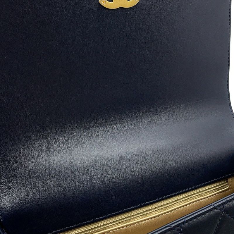 シャネル チェーンショルダーバッグ マトラッセ トップハンドル ラムスキン AS1749 CHANEL 2wayショルダーバッグ