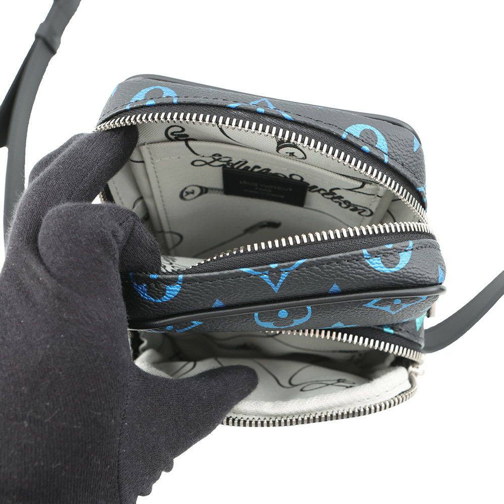 ルイヴィトン ショルダーバッグ モノグラム・イリデッセント アマゾンNM M13898 LOUIS VUITTON ブラック 黒