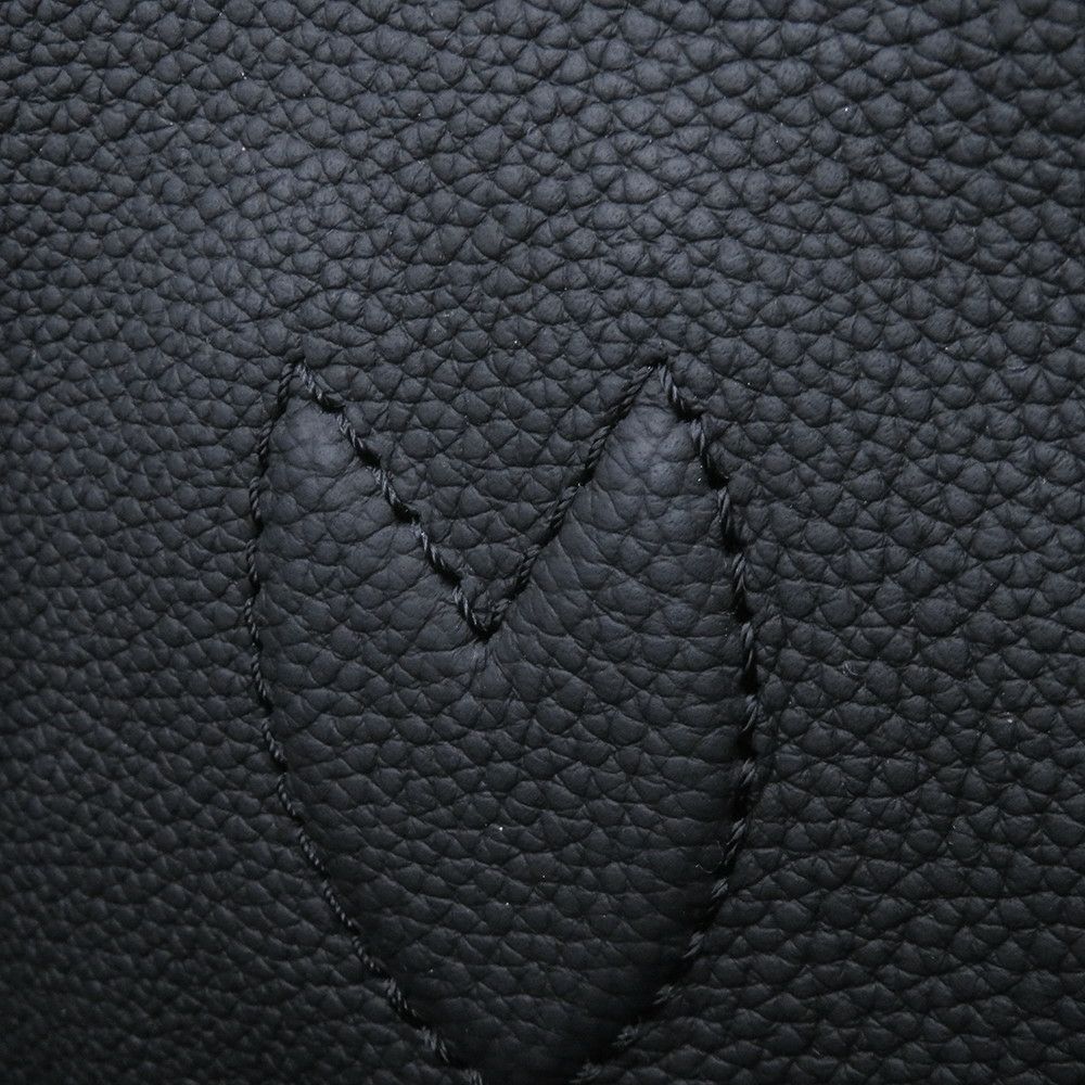 ルイヴィトン トートバッグ モノグラム/グレインレザー ネヴァーフル・インサイドアウト BB M12099 2way ショルダー 黒 ブラック