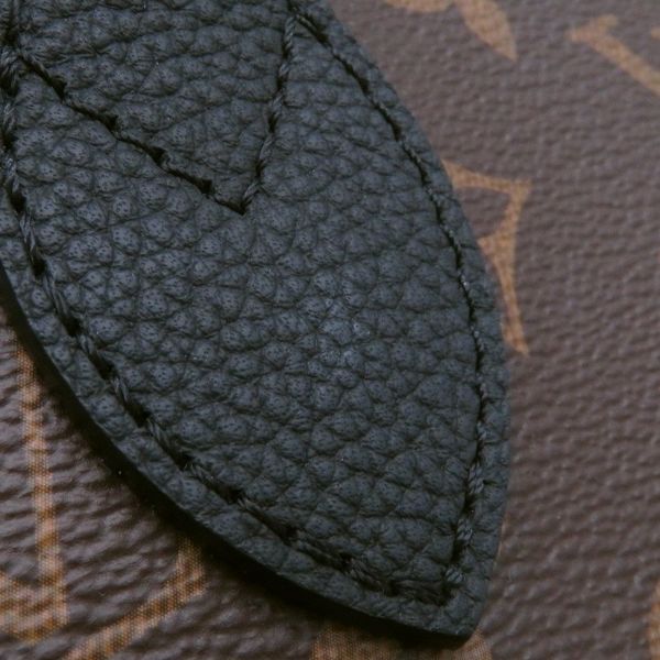 ルイヴィトン トートバッグ モノグラム/グレインレザー ネヴァーフル・インサイドアウト BB M12099 2way ショルダー 黒 ブラック