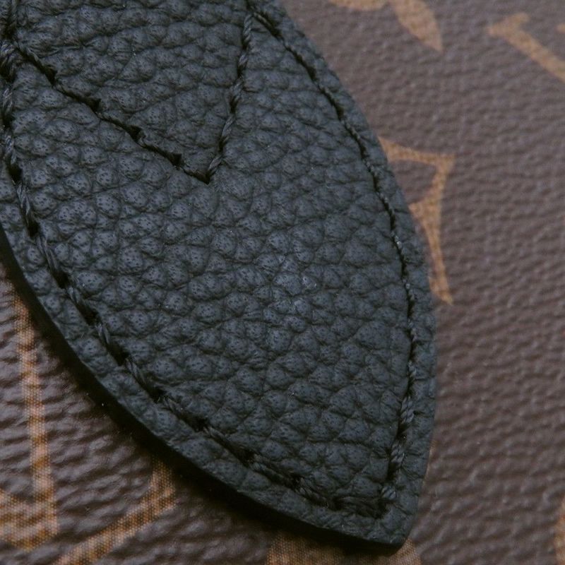 ルイヴィトン トートバッグ モノグラム/グレインレザー ネヴァーフル・インサイドアウト BB M12099 2way ショルダー 黒 ブラック