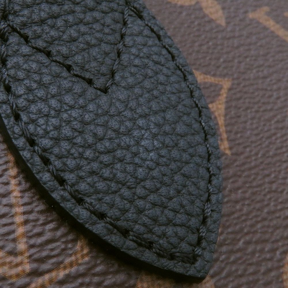 ルイヴィトン トートバッグ モノグラム/グレインレザー ネヴァーフル・インサイドアウト BB M12099 2way ショルダー 黒 ブラック