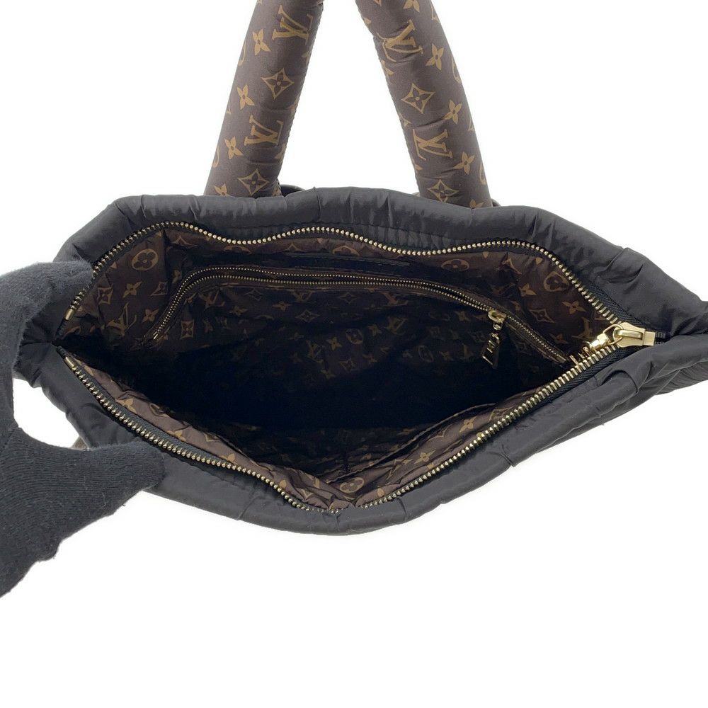 ルイヴィトン リュック リサイクルナイロン/モノグラム LV ピローバックパック M58981 LOUIS VUITTON ブラック 黒