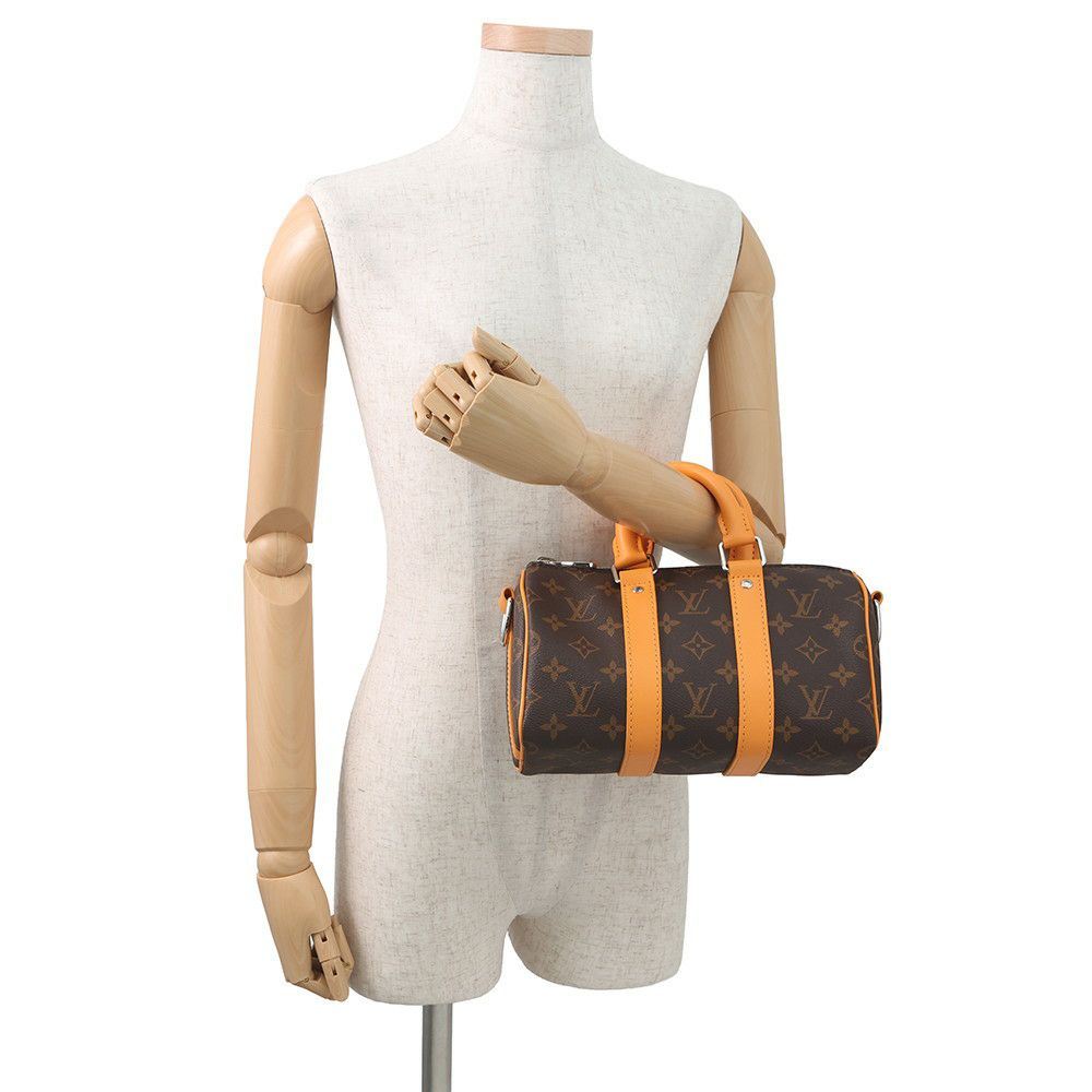 ルイヴィトン ハンドバッグ モノグラム・マカサー キーポル・バンドリエール 25 M12733 2way バッグ LV カラーマニア コレクション