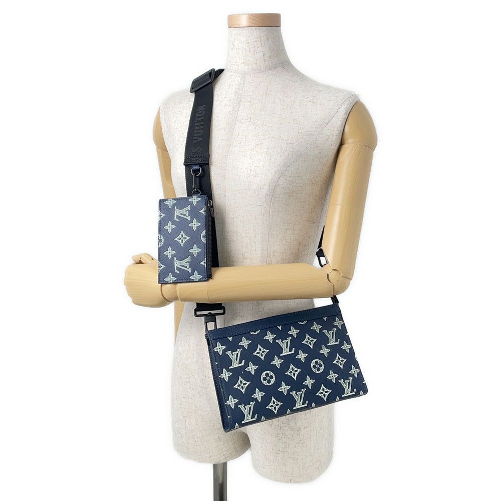 ルイヴィトン ショルダーバッグ モノグラム・シャドウ ガストン・ウェアラブル ウォレット M83384 メンズ