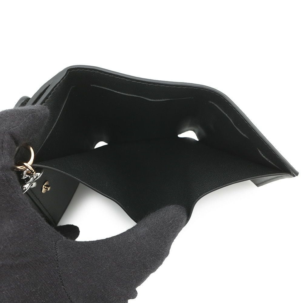 ルイヴィトン 三つ折り財布 カーフレザー ミニ トリフォールド ウォレット・LV ブルーム M15081 黒 ブラック