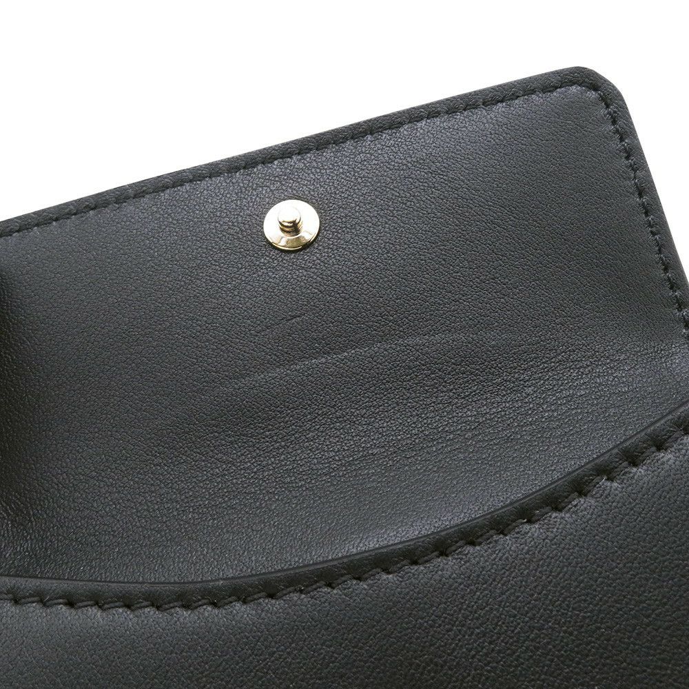 ルイヴィトン 三つ折り財布 カーフレザー ミニ トリフォールド ウォレット・LV ブルーム M15081 黒 ブラック