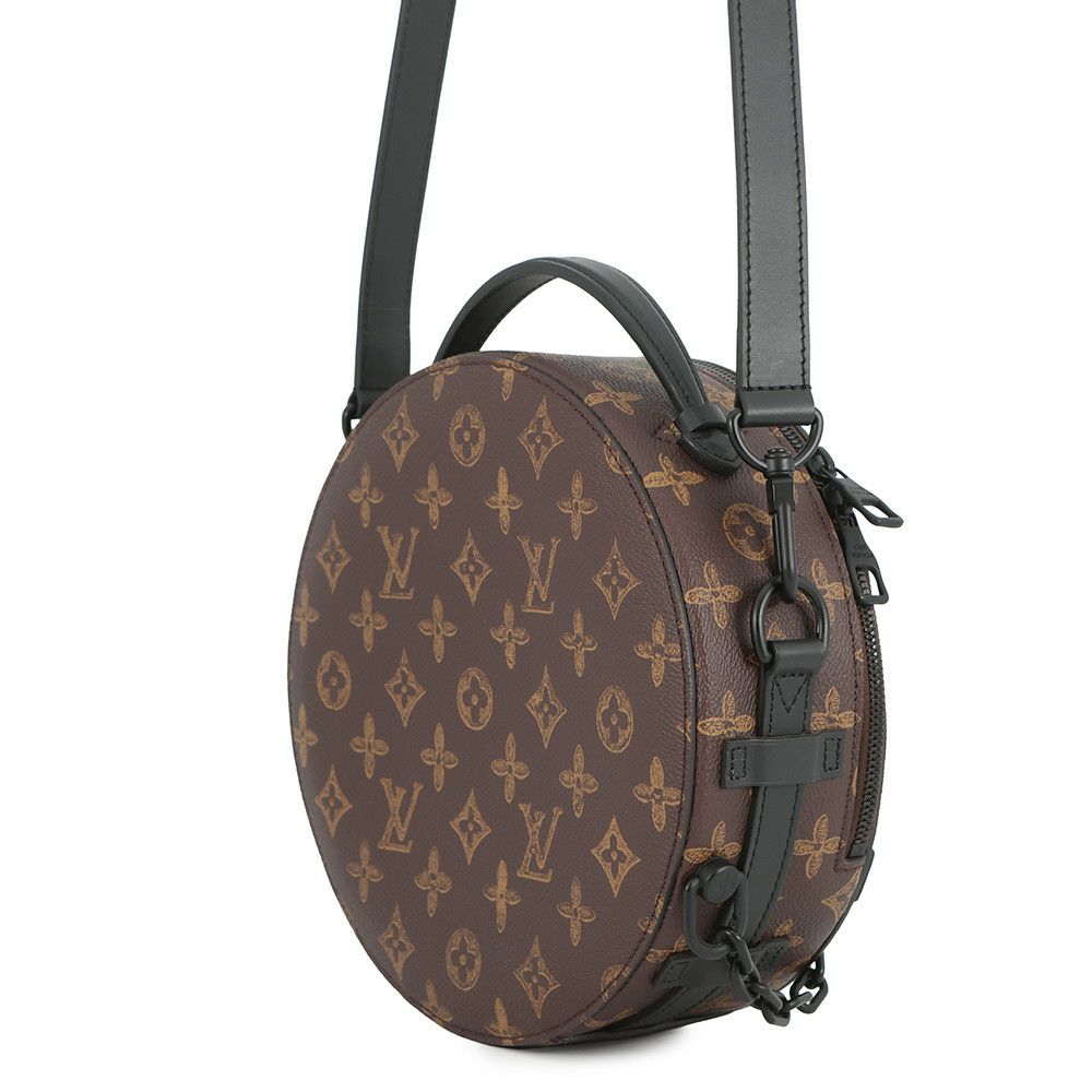 ルイヴィトン ショルダーバッグ モノグラム ホイール・ボックス M59706 LOUIS VUITTON 黒 ブラック ヴァージル･アブロー