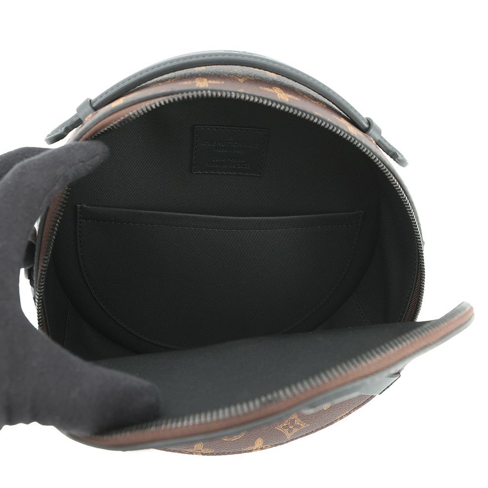 ルイヴィトン ショルダーバッグ モノグラム ホイール・ボックス M59706 LOUIS VUITTON 黒 ブラック ヴァージル･アブロー