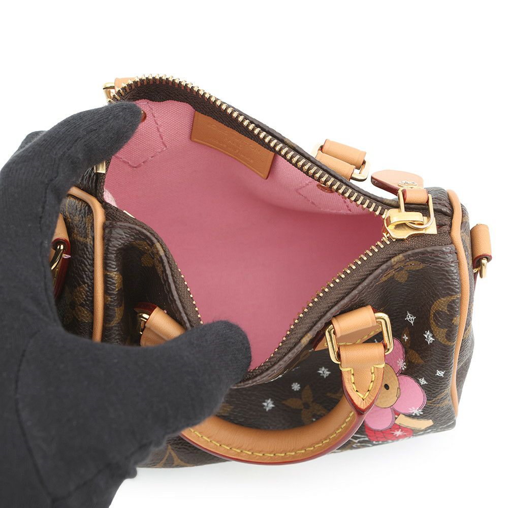 ルイヴィトン ハンドバッグ モノグラム ヴィヴィエンヌ ナノ・スピーディ M82624 ヴィトン バッグ 2way ショルダーバッグ