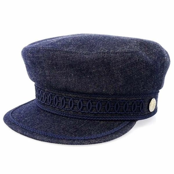 エルメス キャスケット カブール コットン デニム サイズ58 HERMES 帽子