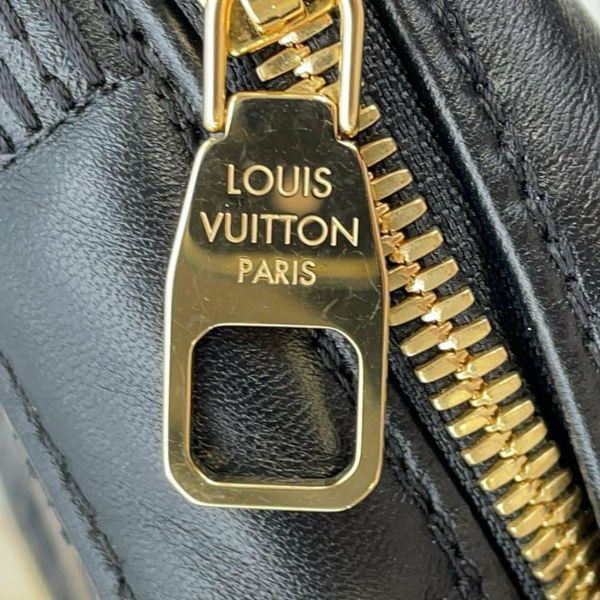 ルイヴィトン ショルダーバッグ ダミエ・キルト レザー トロカMM M59114 LOUIS VUITTON チェーンショルダー 黒