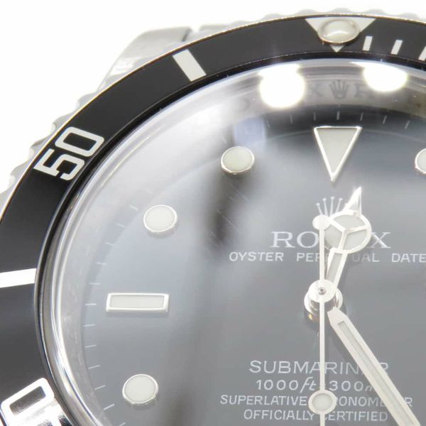 ロレックス サブマリーナ デイト ランダムシリアル ルーレット ROLEX 腕時計 黒文字盤