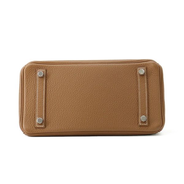 エルメス バーキン25 ゴールド/シルバー金具 トゴ C刻印 HERMES Birkin ハンドバッグ