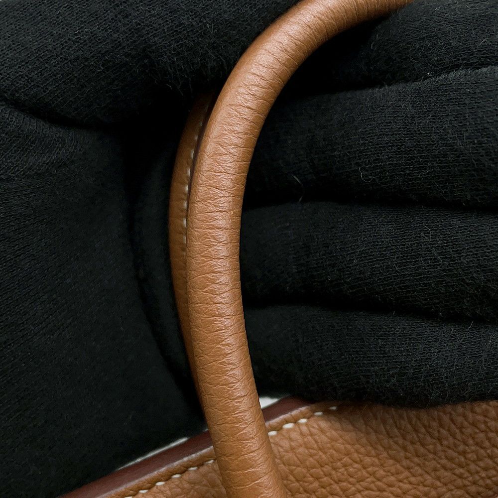 エルメス バーキン25 ゴールド/シルバー金具 トゴ C刻印 HERMES Birkin ハンドバッグ