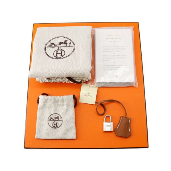 エルメス バーキン25 ゴールド/シルバー金具 トゴ C刻印 HERMES Birkin ハンドバッグ