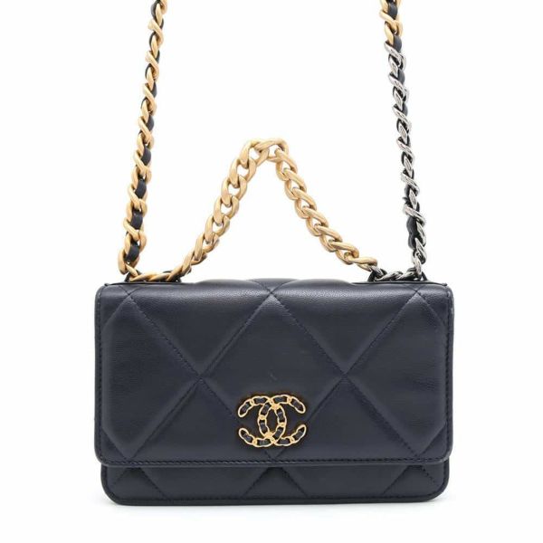 シャネル チェーンウォレット ココマーク マトラッセ キルティング ラムスキン AP0957 CHANEL ショルダーバッグ 財布