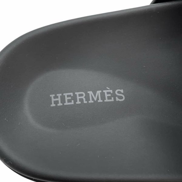 エルメス サンダル シプレ カーフレザー メンズサイズ39 HERMES 靴 黒