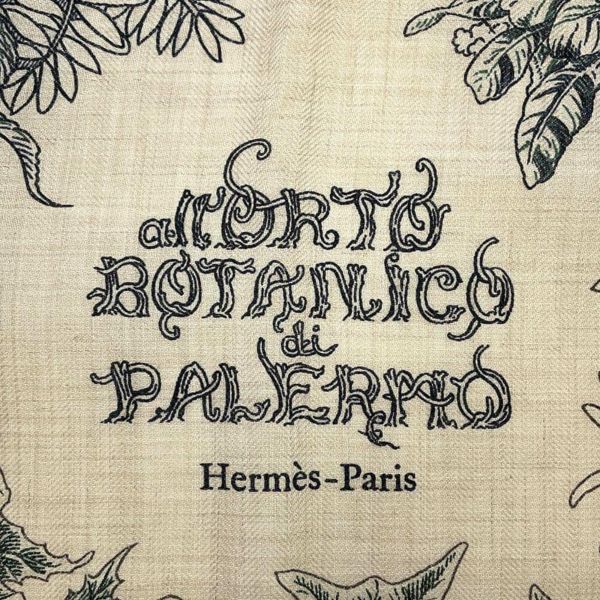 エルメス ストール カレ140 カレジェアン レルモ植物園  Orto Botanico Di Palermo HERMES 2024年秋冬