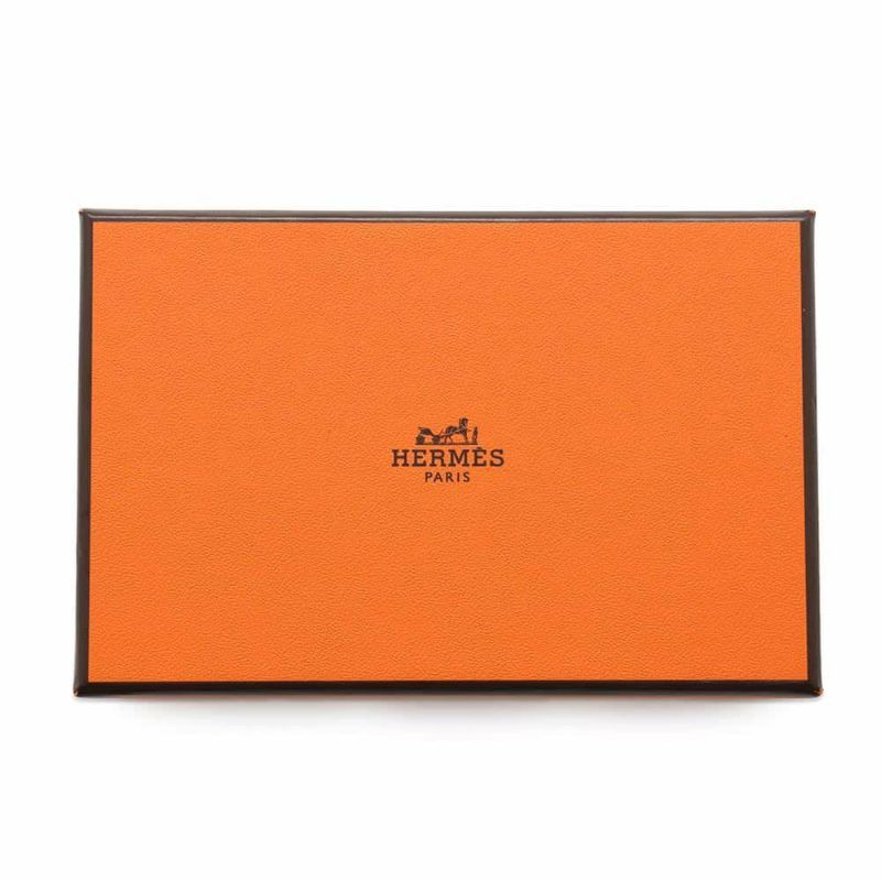 エルメス コインケース カルヴィ デュオ エトゥープ/シルバー金具 エプソン W刻印 HERMES 財布