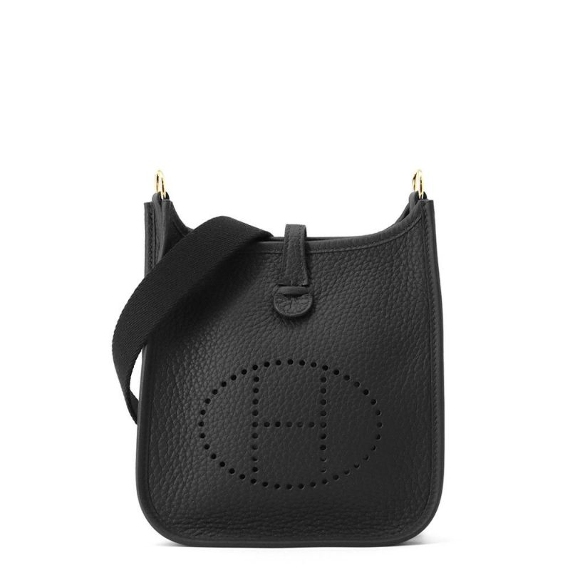 エルメス エブリンTPM 111cm アマゾン ブラック/ゴールド金具 トリヨンクレマンス K刻印 黒