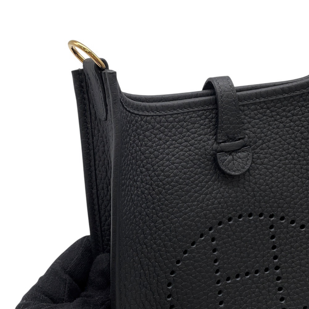 エルメス エブリンTPM 111cm アマゾン ブラック/ゴールド金具 トリヨンクレマンス K刻印 黒