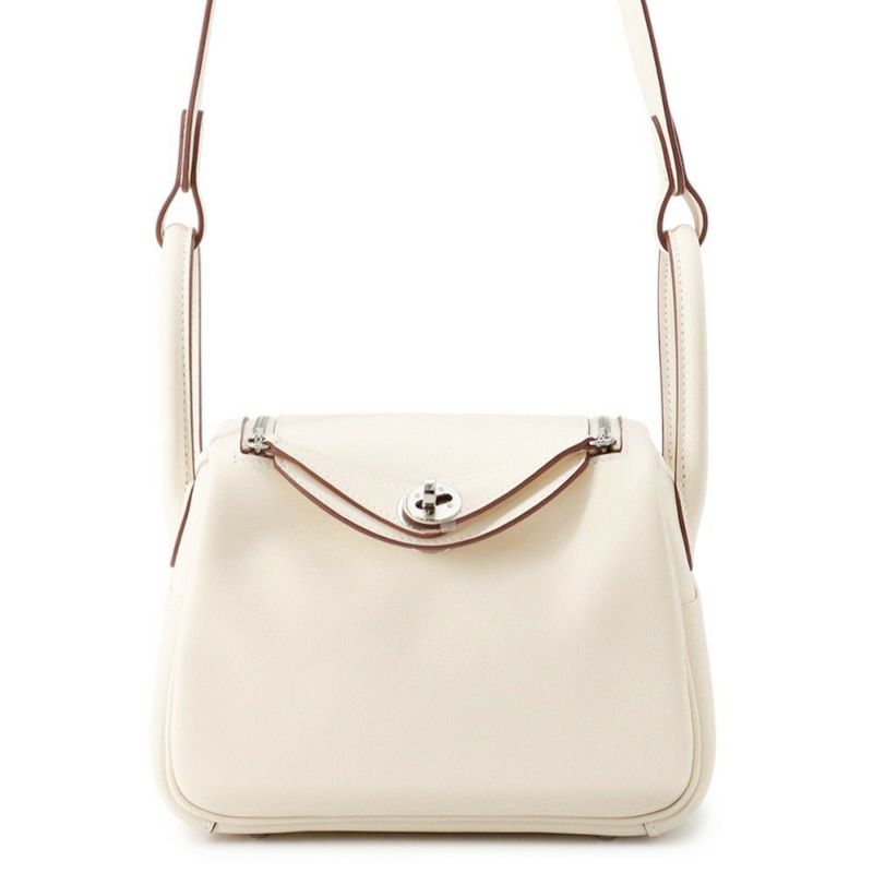 エルメス リンディ ミニ ナタ/シルバー金具 スイフト K刻印 ２wayショルダー