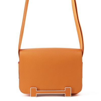 エルメス ショルダーバッグ ゲタ キャメル/ゴールド金具