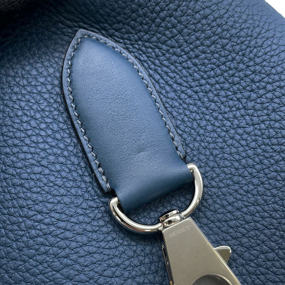 エルメス ショルダーバッグ アルソン ブルードプリュス/シルバー金具 トゴ B刻印