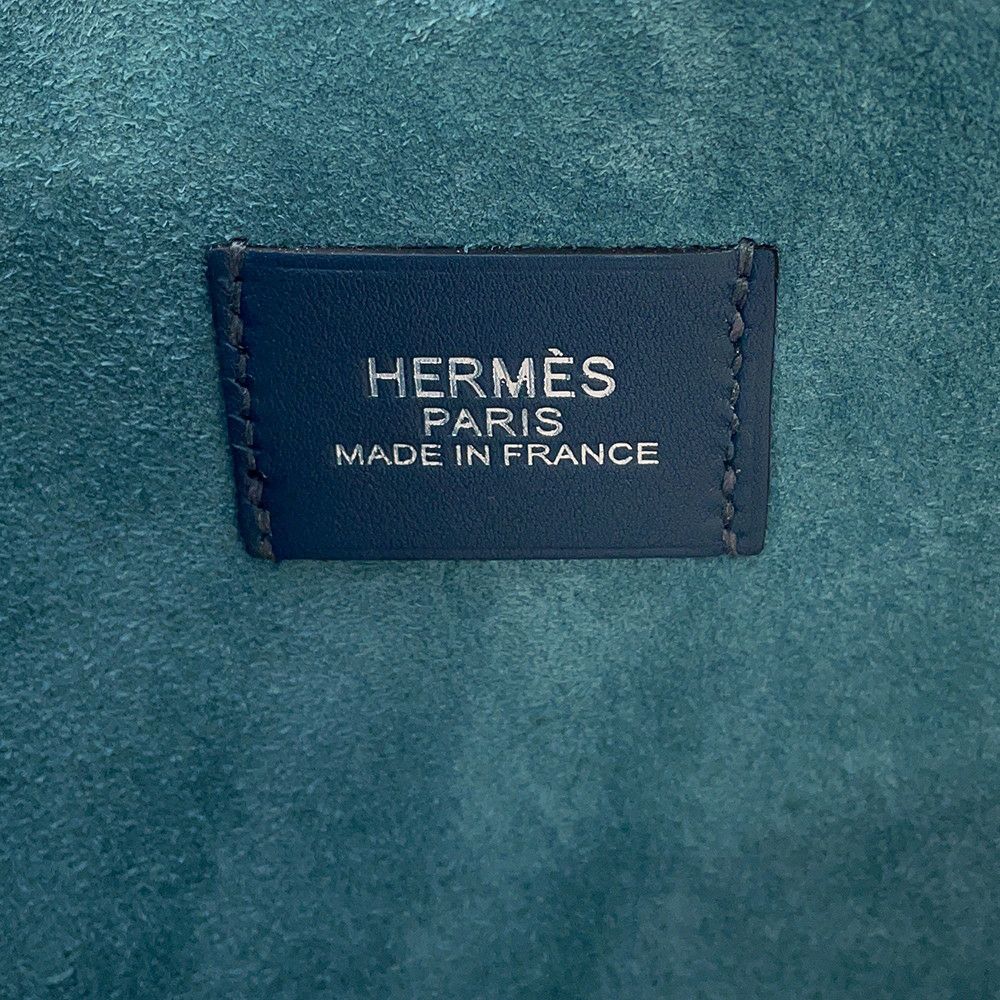 エルメス ショルダーバッグ アルソン ブルードプリュス/シルバー金具 トゴ B刻印