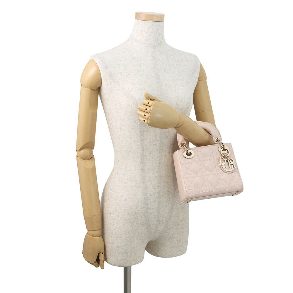 クリスチャン・ディオール ハンドバッグ レディディオール カナージュ ミニ パテントレザー M0505OWCB 2way