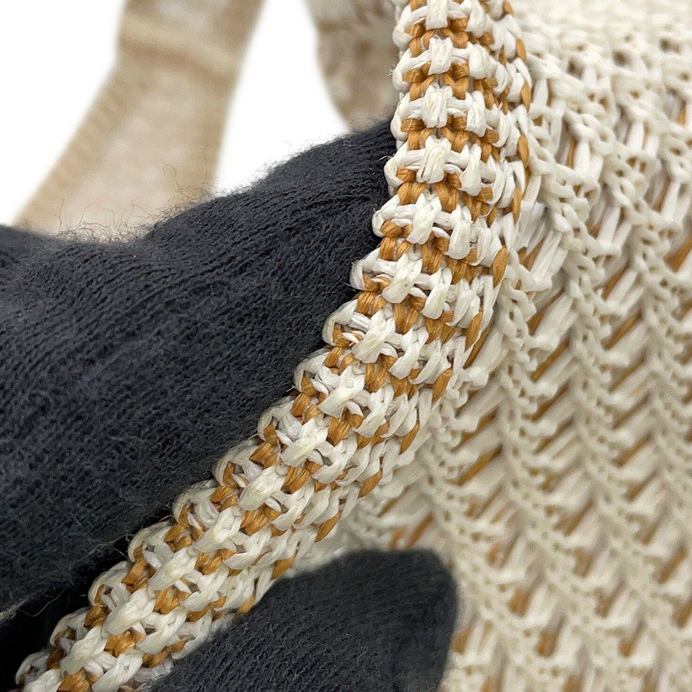 バーバリー ショルダーバッグ EKD クロシェバッグ ビスコース 8109266 BURBERRY 白