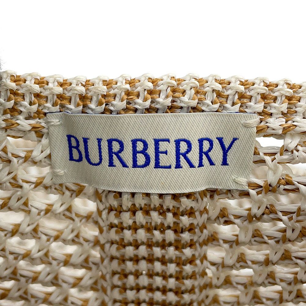 バーバリー ショルダーバッグ EKD クロシェバッグ ビスコース 8109266 BURBERRY 白